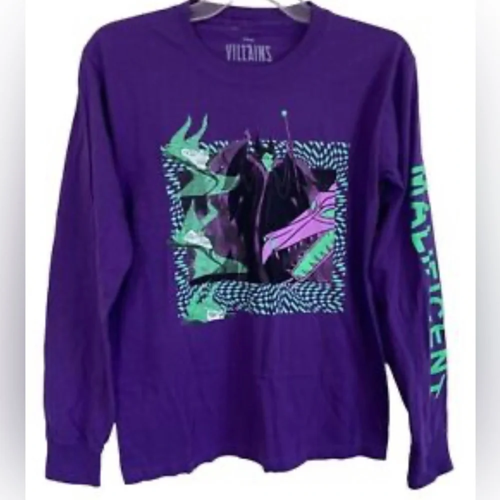 ๐๐NWOT Maleficent Disney Villains S Long Sleeve Shirt๐๐ - Picture 1 of 6